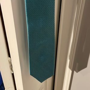 Electric Blue Pattern Tie
